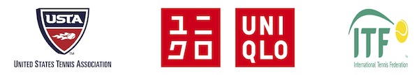 USTA, ITF and Uniclo logos for Cajun Classic website