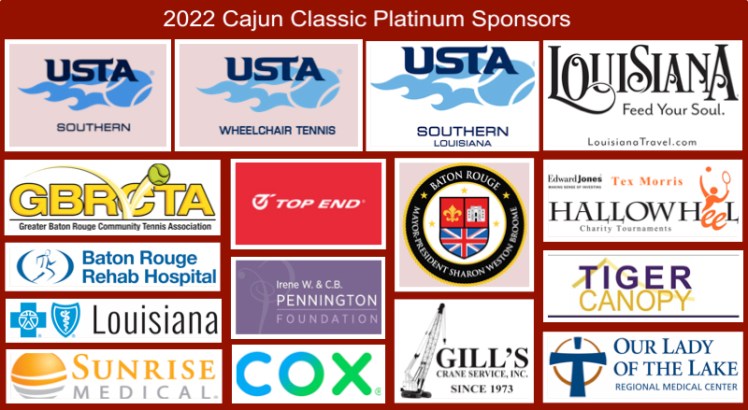 2022 Cajun Classic PLATINUM sponsors collage