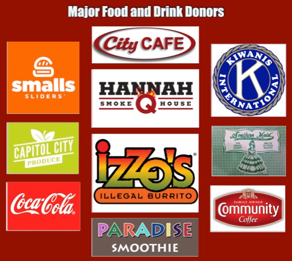 Collage - Food Sponsors Hallowheel 2022